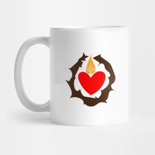 Sacred Heart Of Jesus Symbol Mug